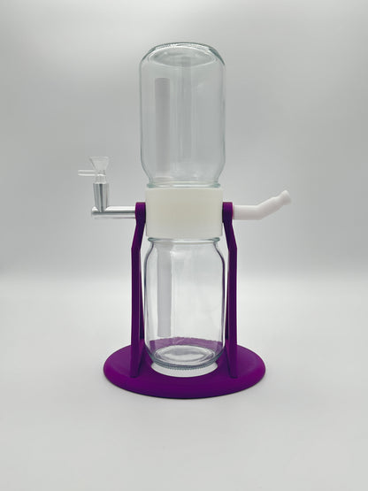 Grape Purple / White Gravity Glass Infuser