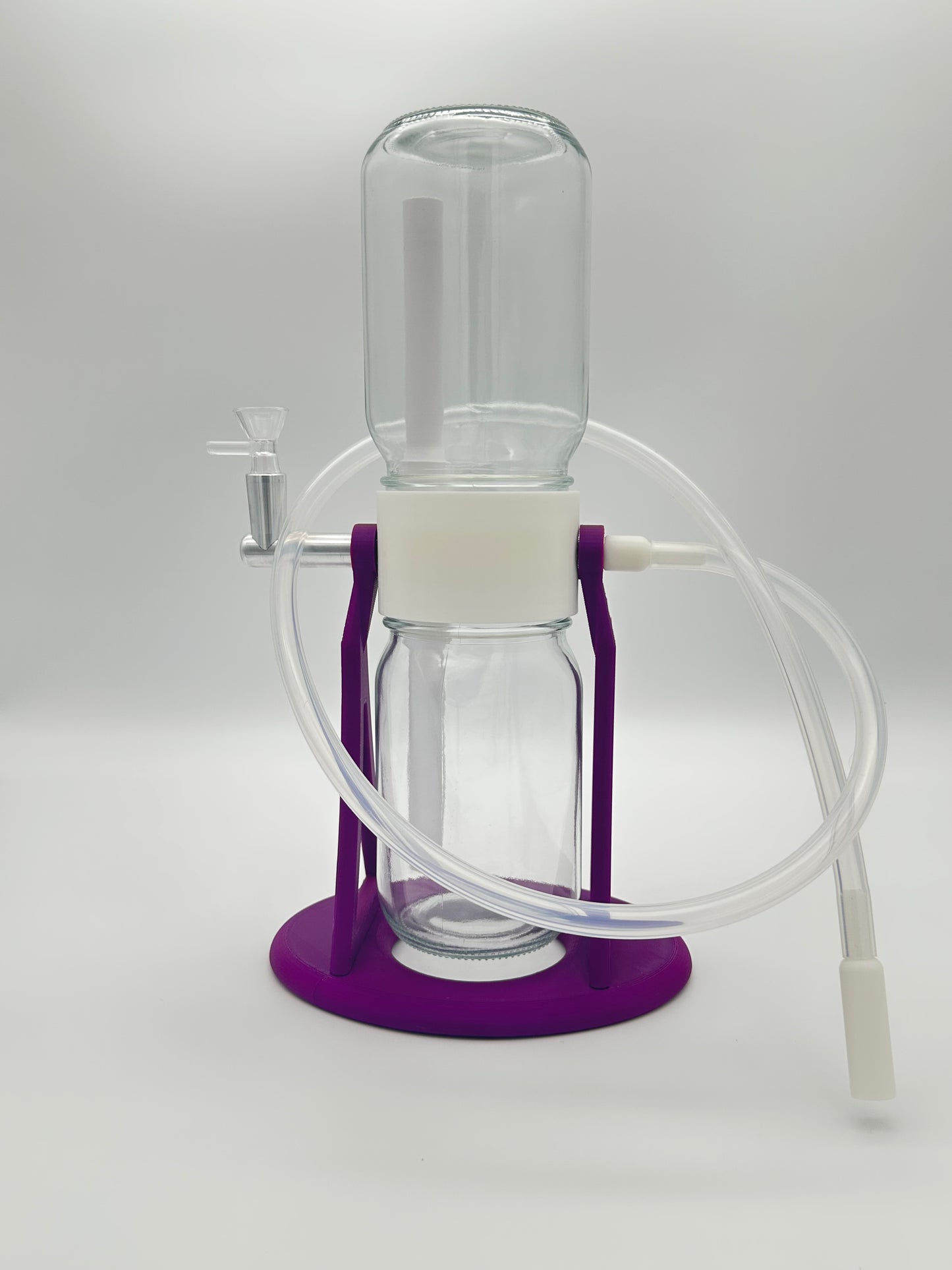 Grape Purple / White Gravity Glass Infuser