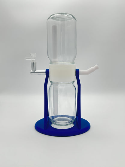 Ocean Blue / White Gravity Glass Infuser