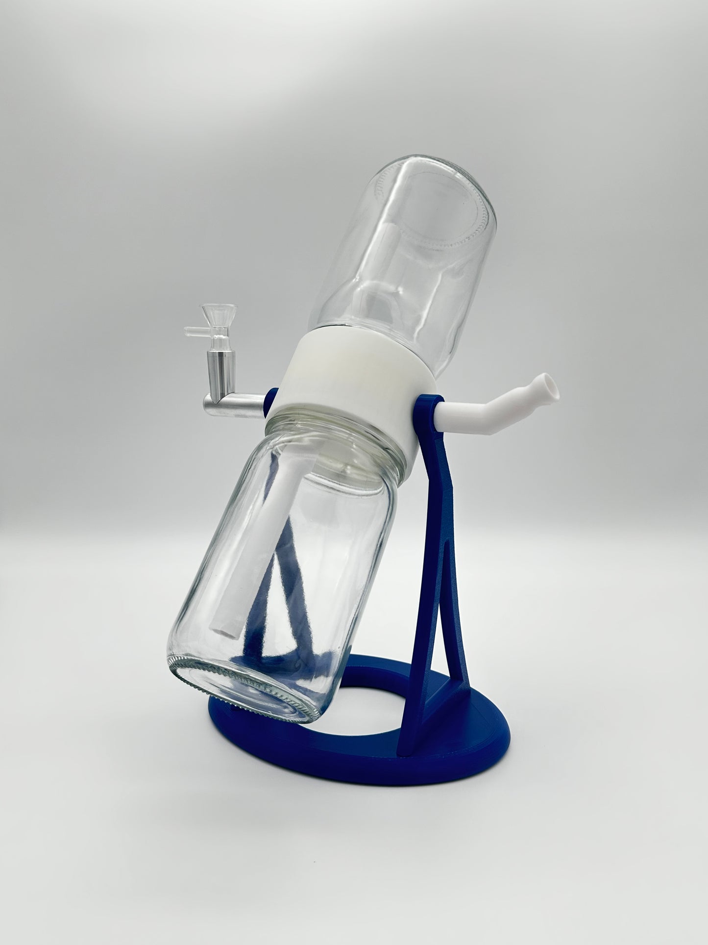 Ocean Blue / White Gravity Glass Infuser
