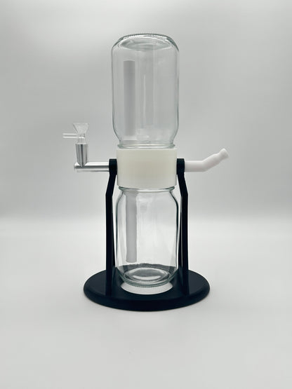 Jet Black / White Gravity Glass Infuser