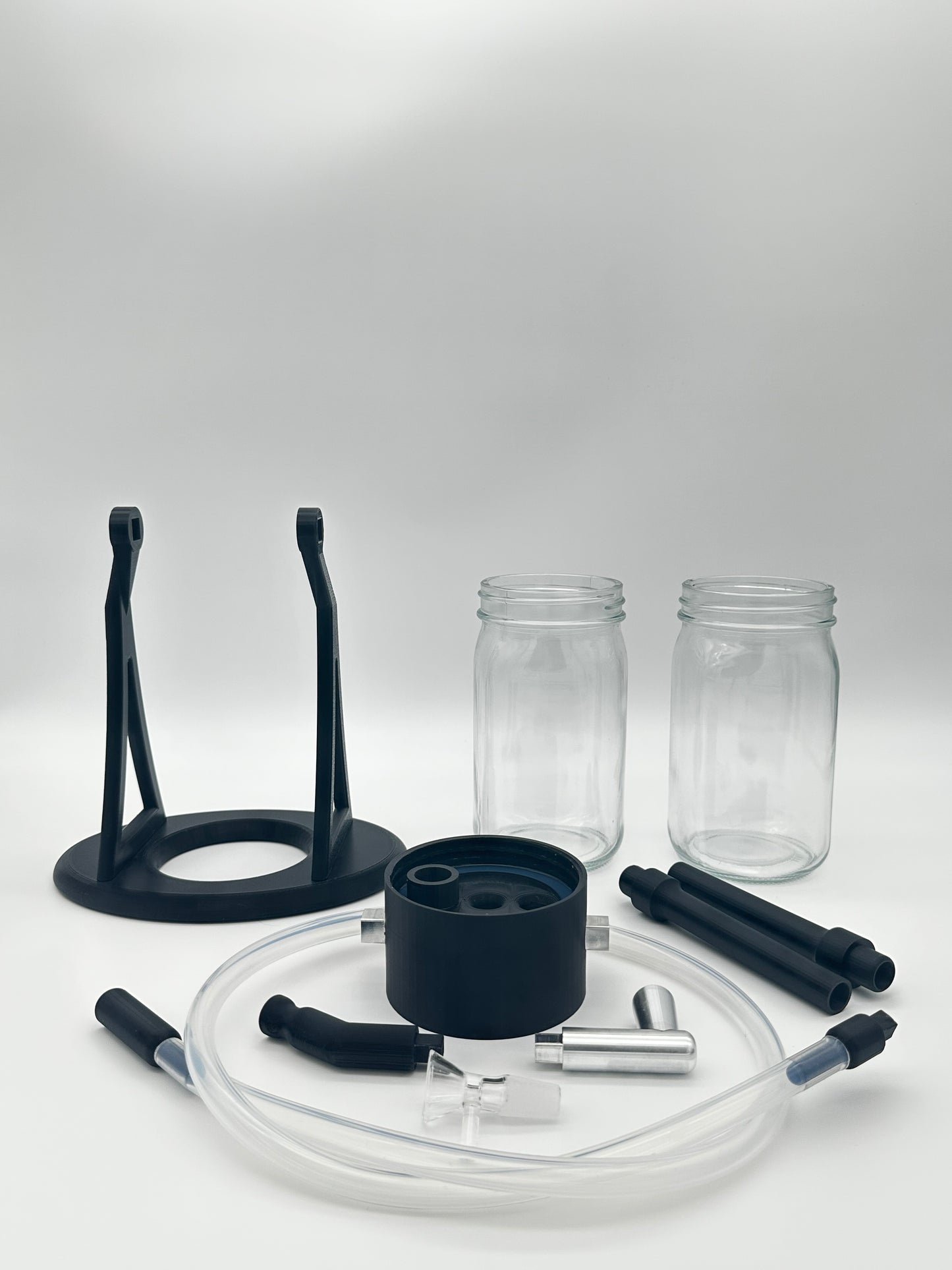 Jet Black / Black Gravity Glass Infuser