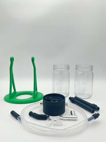 Herbal Green / Black Gravity Glass Infuser
