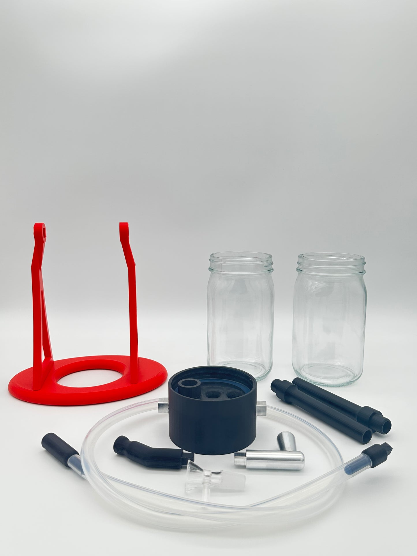Candy Apple Red / Black Gravity Glass Infuser
