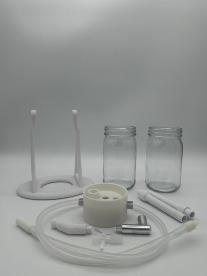 White / White Gravity Glass Infuser