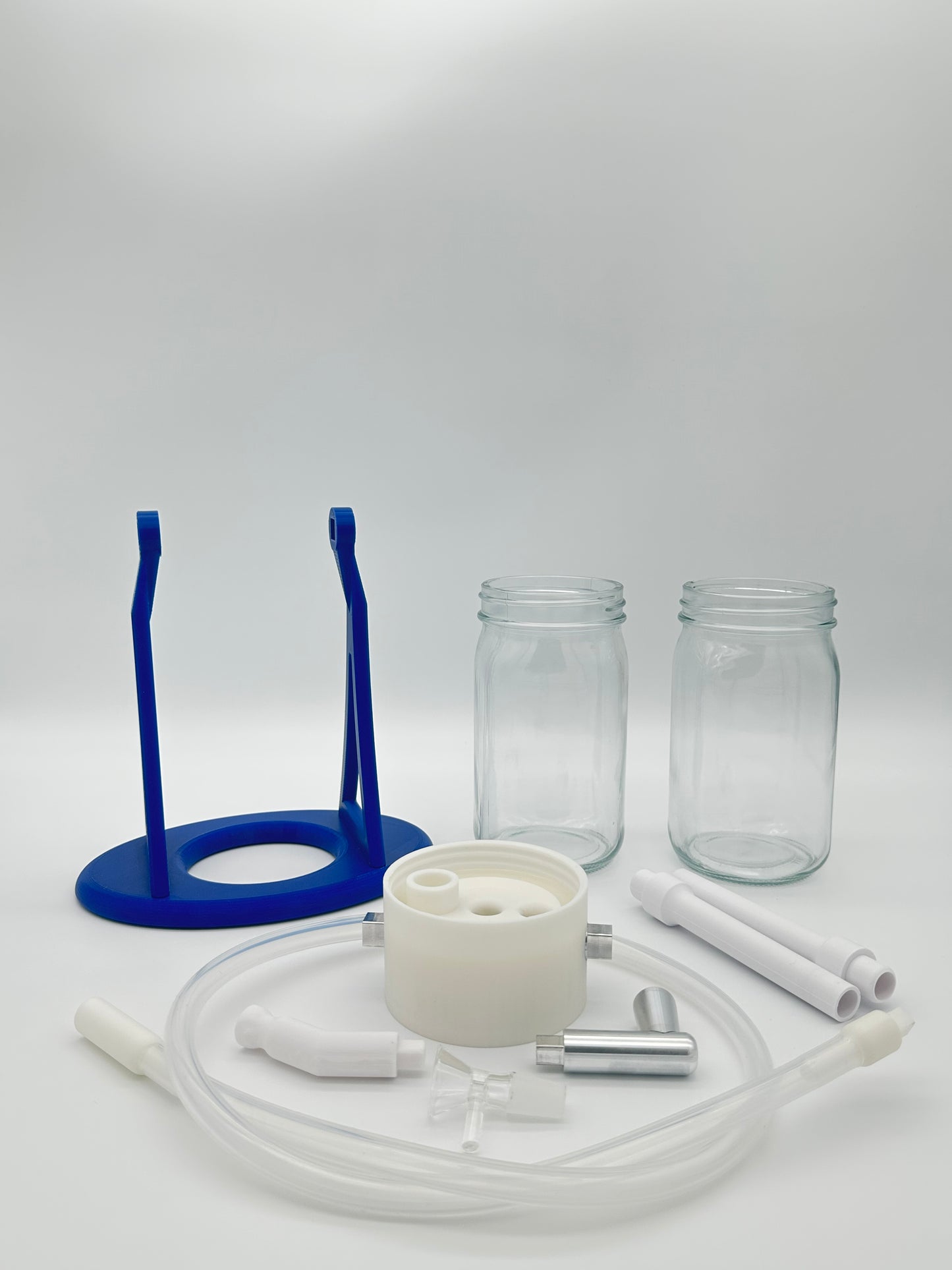 Ocean Blue / White Gravity Glass Infuser