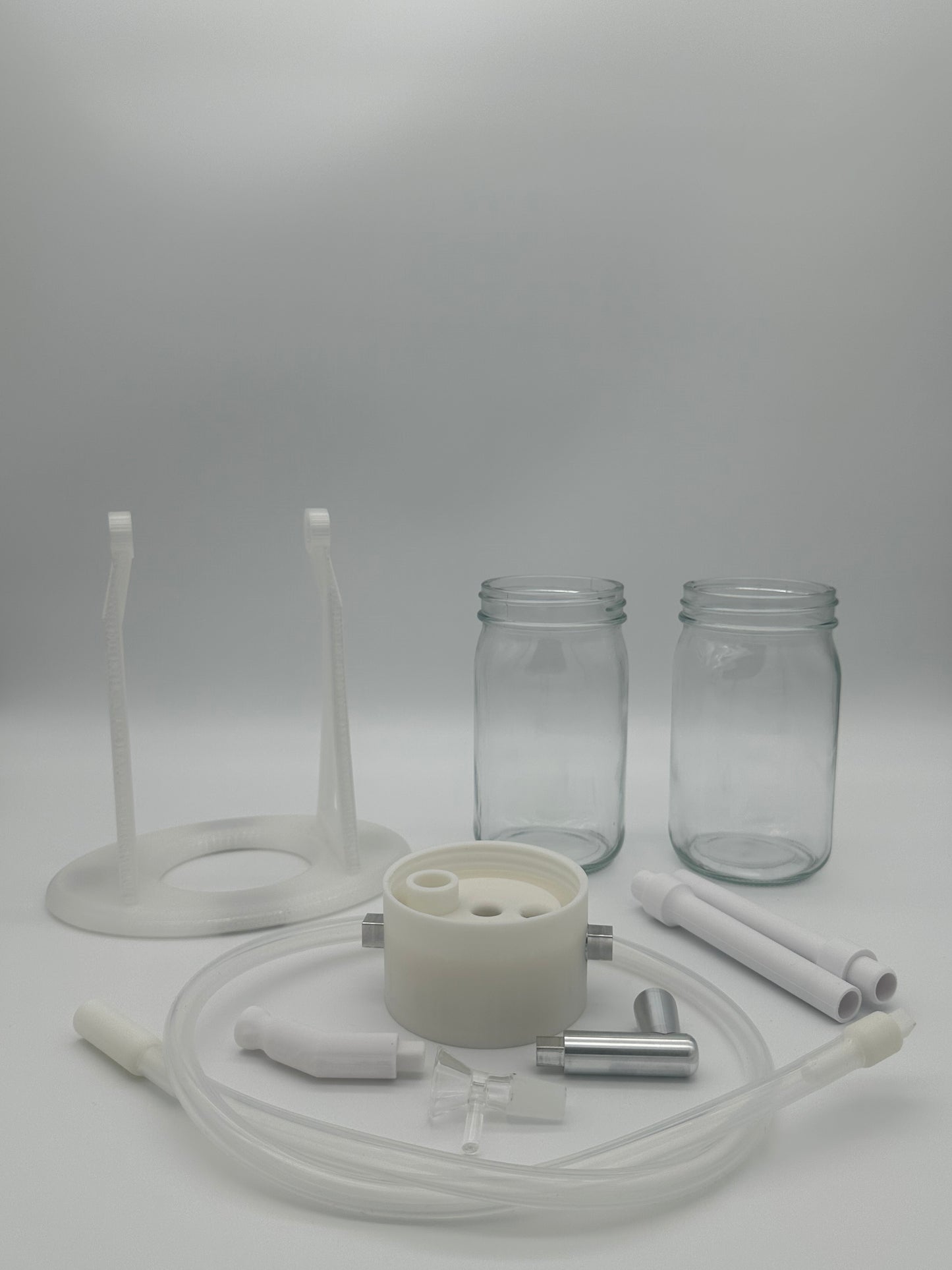 Transparent / White Gravity Glass Infuser