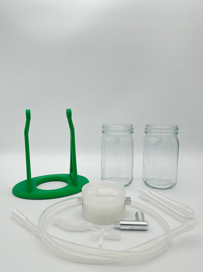 Herbal Green / Clear Gravity Glass Infuser