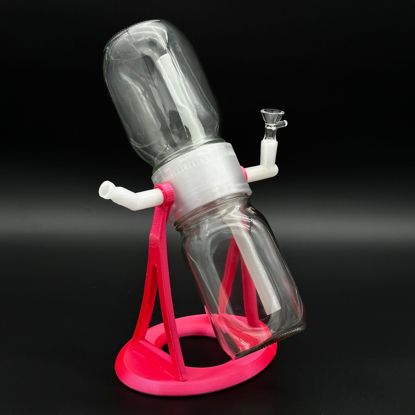 Neon Metallic Pink Gravity Bong