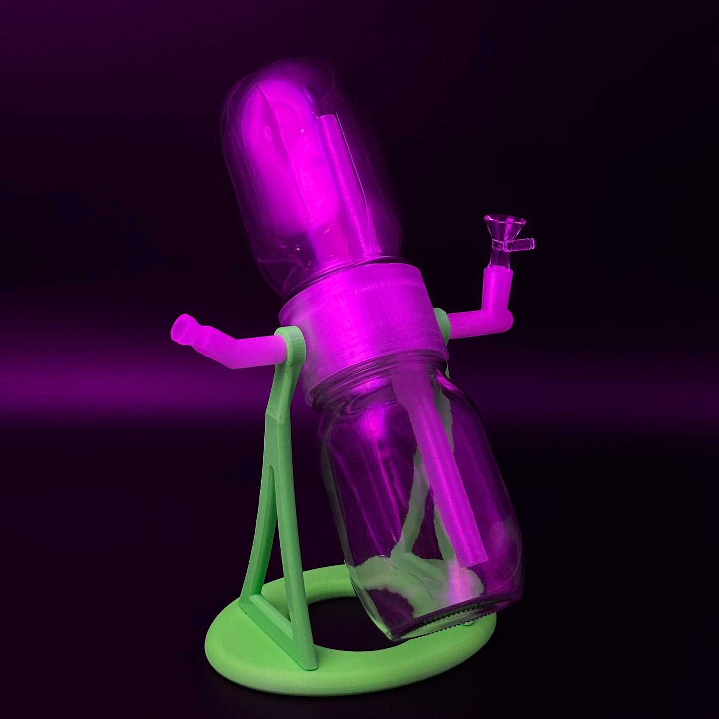 Neon Lime Green Gravity Bong